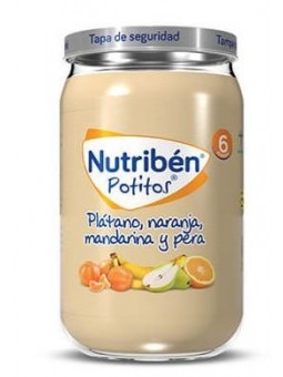 Nutribén Potitos Plátano,...