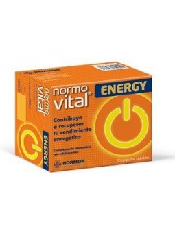 Normovital Energy 20 Ampollas